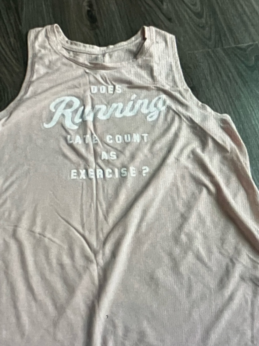 Old Navy Light Pink Graphic Workout Tank